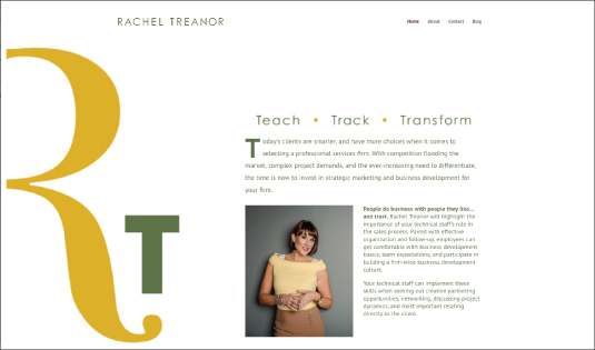 Branding Strategy and Website for Rachel Treanor