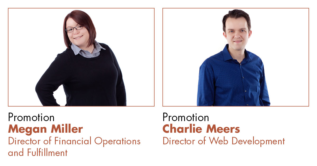 Tallgrass Studios Employee Promotions